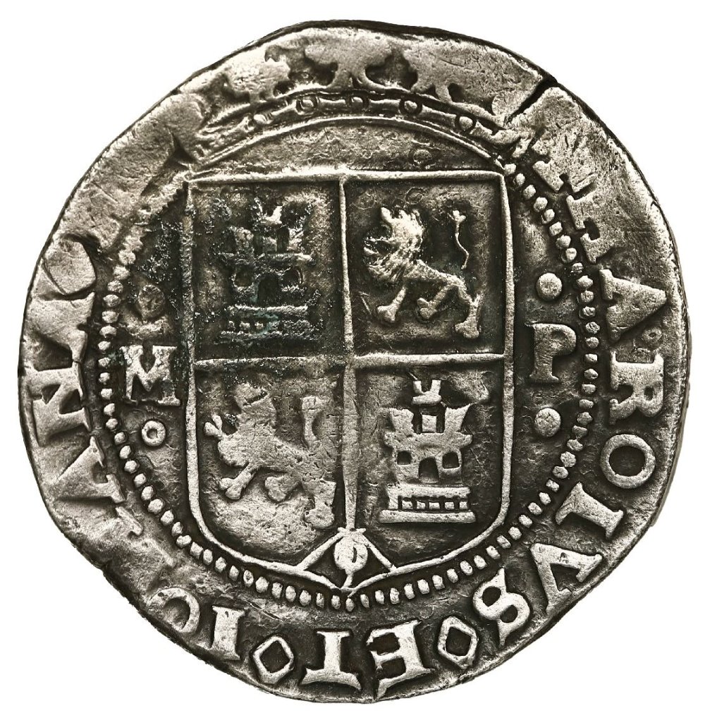 1541-4r-Mexico-4-Reales-Early-Series-Pedro-De-Espina-Assayer-P-#1